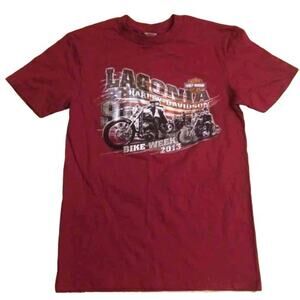 Harley Davidson Men’s MD Laconia New Hampshire Bike Week 2024 Graphic T-shirt